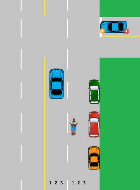 MultiLaneCarOnRghtVertical3