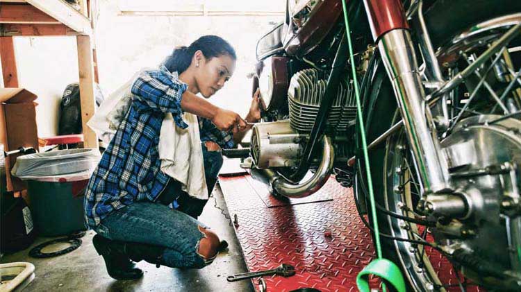 motorcycle maintenance spring checklist wide